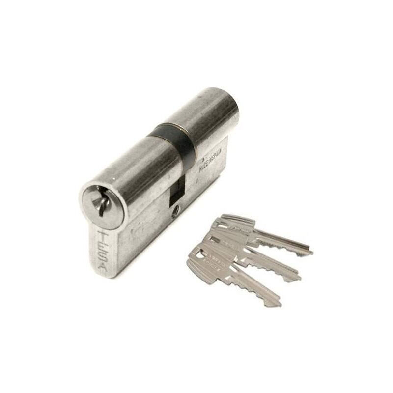 Image of Tesa Assa Abloy - Cilindro tesa TE5 - 30x60mm - variante MV1 56698B - nichelato - T5A03060N