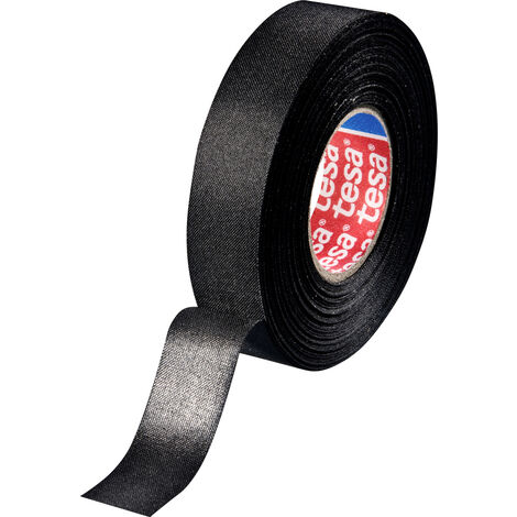 tesa  51025-00002-10 Gewebeklebeband  Schwarz (L x B) 25 m x 19 mm 1 St.