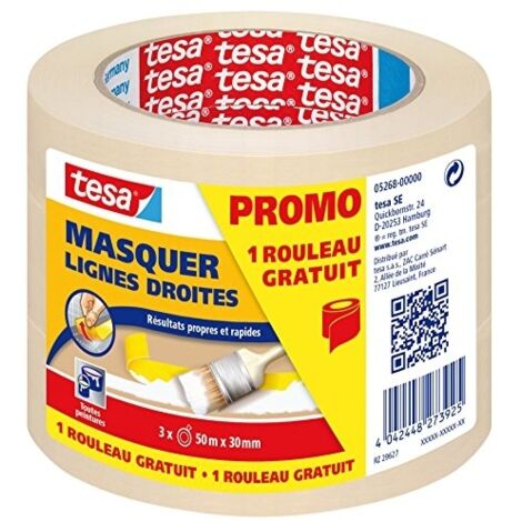 TESA 52680000000 JUEGO DE 2 RODILLOS ENMASCARADORES 50M X 30 MM