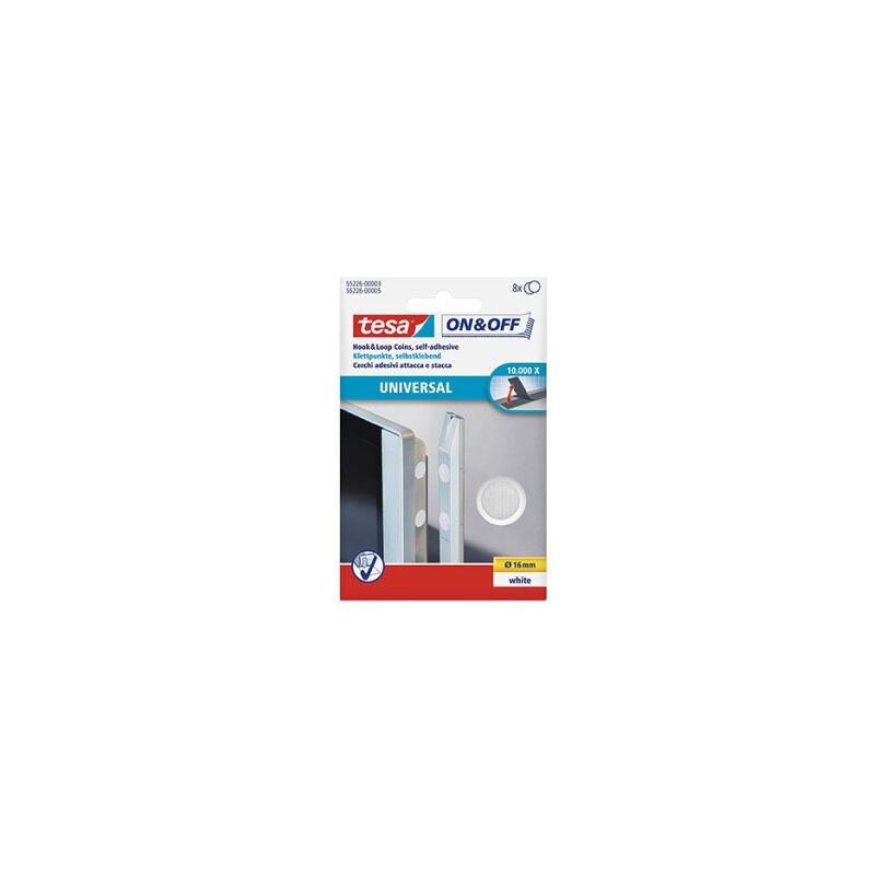 

Cierre circular velcro 16mm.blanco