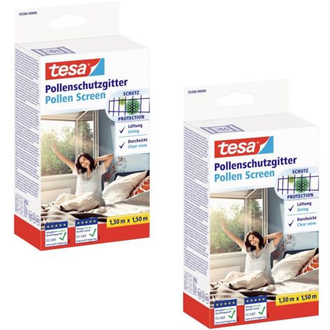 tesa 55286-00500-01 Schermo anti-polline (L x A) 130 cm x 150 cm Antracite 2 pz.