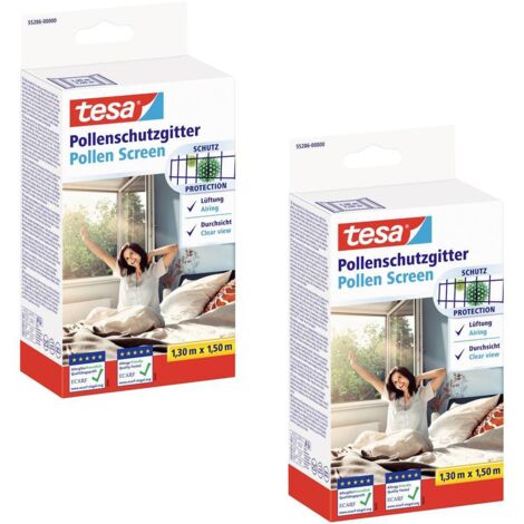 tesa 55286-00500-01 Schermo anti-polline (L x A) 130 cm x 150 cm Antracite 2 pz.