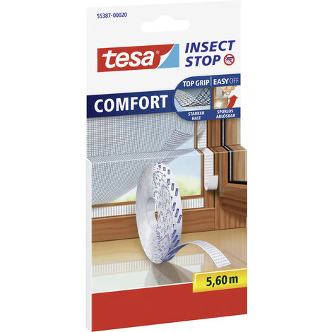 tesa 55387-20 Insect Stop Comfort Ersatzklettband Passend für Marke (Tiervertreiber) Tesa Fliegengit