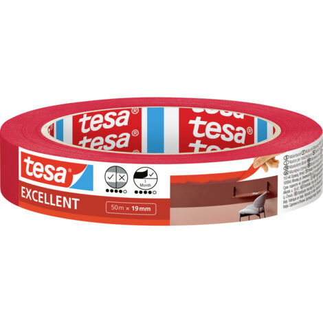 tesa  56545-00000-01 Malerabdeckband   (L x B) 50 m x 19 mm 1 St.