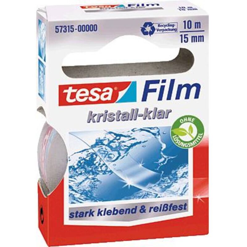Image of 57315-00000-02 Nastro adesivo film Cristallino Trasparente (l x l) 10 m x 15 mm 1 pz. - Tesa