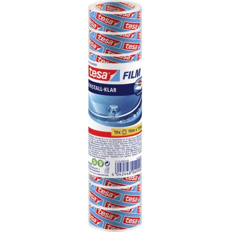 tesa 57710-00000-02 Film adhésif Transparent transparent (L x l) 10 m x 15 mm 10 pc(s) - transparent