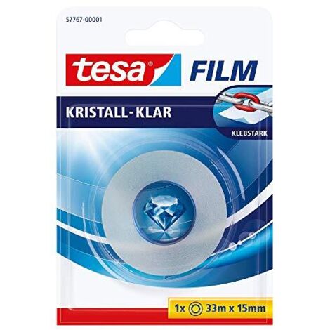 tesa 57767-00001-01 Nastro adesivo tesafilm Cristallino Trasparente (L x L) 33 m x 15 mm 1 pz.