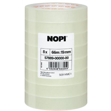 tesa 57889-00000-00 Pellicola adesiva Trasparente (L x L) 66 m x 19 mm 8 pz.
