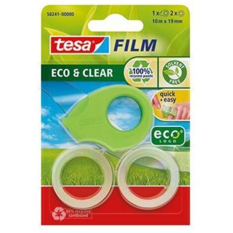 tesa  58241-00000-01 tesafilm ecoLogo® Hellgrün (L x B) 10 m x 19 mm 1 St.