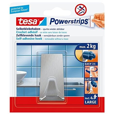TESA 582660000000 CROCHET, MÉTAL