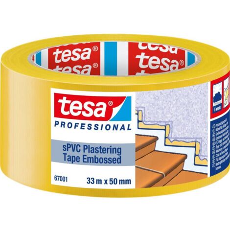 Tesa 67001-00001-00 Nastro Adesivo Giallo 33m x 50mm