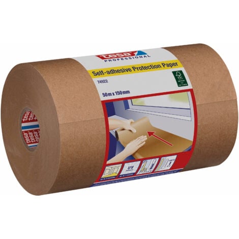 TESA ASSA ABLOY Klebeschutzpapier 150 mm x 50 m