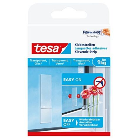 tesa 77733 Strisce adesive Trasparente Contenuto: 8 pz.
