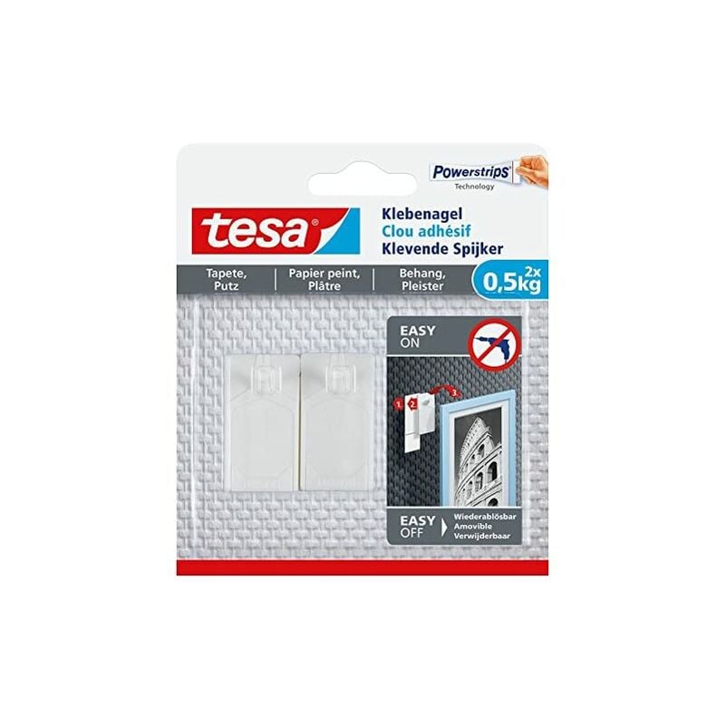 

Adhesive Nail for Wallpaper & Plaster 0.5kg - Tesa