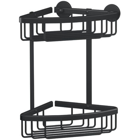 Tesa ALUXX caddy de douche aluminium noir résistant