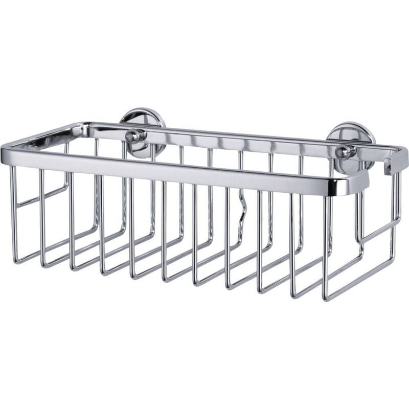 Tesa - 40201-00000-00 aluxx Panier de douche colle chrome (brillant)