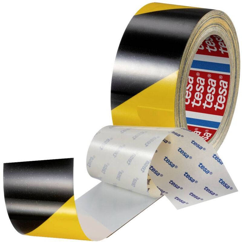 Anti-scratch 60960-00002-00 Ruban de marquage au sol ® noir/jaune (l x l) 20 m x 50 mm 1 pc(s) D024322 - Tesa
