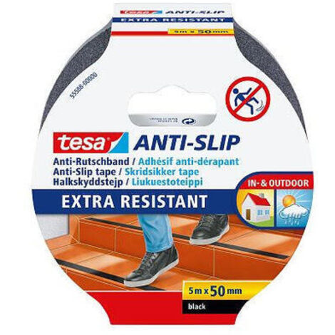 TESA ANTIDESLIZANTE, 1 PIEZA, 5 M X 50 MM, NEGRO, 55588 00000 11