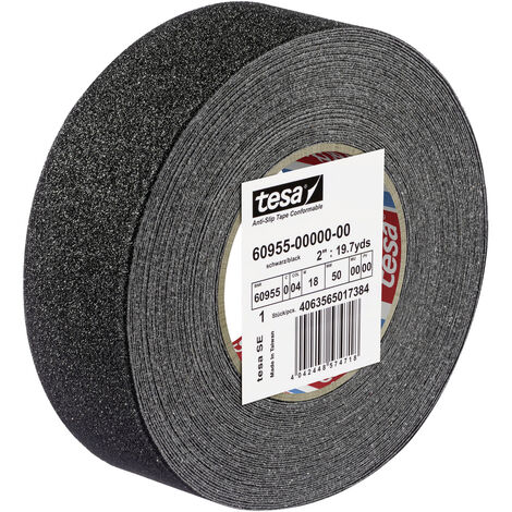 TESA Antirutschklebeband extrem flexibel 60955 schwarz 18 m x 50 mm - 60955-00000-00
