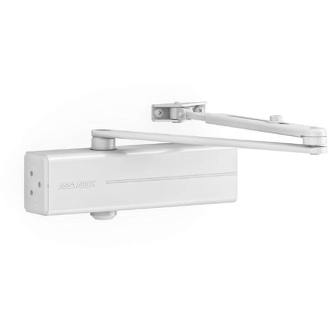 Tesa Assa Abloy DC140-D9016 Chiudiporta Porte con Braccio articolato, Bianco, DC140