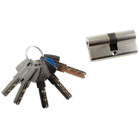 TESA bombillo 2030/30x30 ln t-60 ds l/15mm , Bombillo de alta seguridad T60 DS. - Seis pistones antibumping cargados a muelleLeva larga 15mm Protección media anti ganzúa