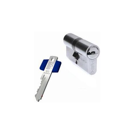 TESA BOMBILLO SEGURIDAD T60 30X30 LATON MED.CILINDRO 30X80 ACABADOS NIQUEL