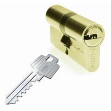 TESA BOMBILLO SEGURIDAD T60 30X30 LATON MED.CILINDRO 40X90 ACABADOS LATON
