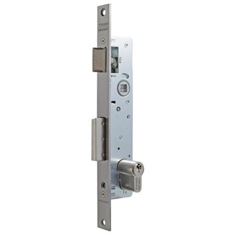 TESA cerradura tesa 2210/38/ssi sin cerradero sin escudo , Cerradura Tesa 2210/38/ssi.- Cerradura monopunto 2210 de palanca deslizante para puertas metálicas.- Palanca