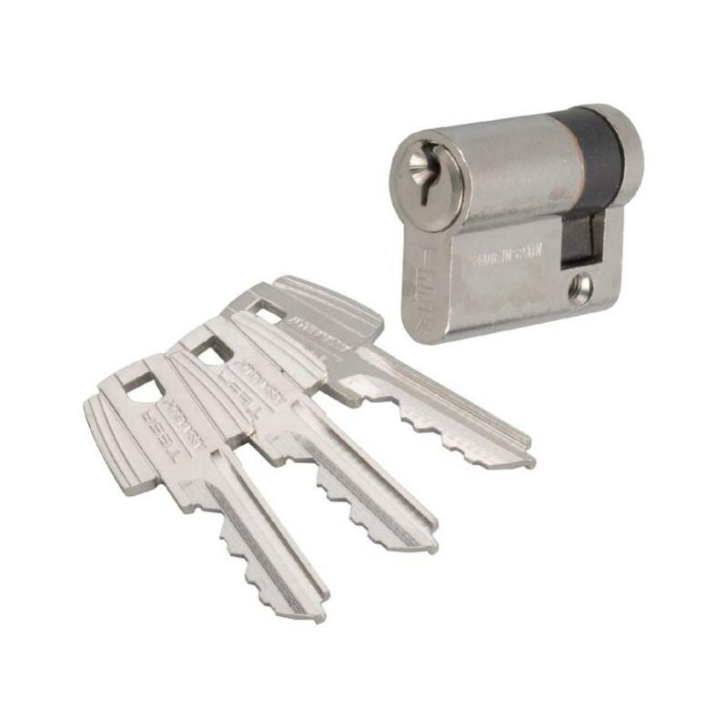 

Medio cilindro TE5 niquelado variado 30x10 mm - Tesa