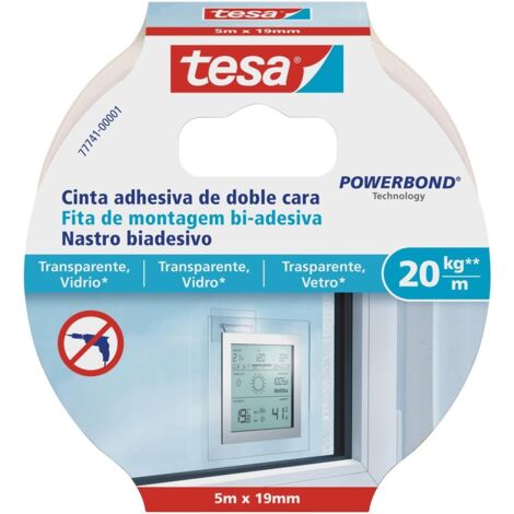 Tesa Cinta adhesiva de doble cara 20 Kg 77741-00001