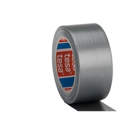 Tesa - Cinta americana basic 4610 gris 25mx50mm plata