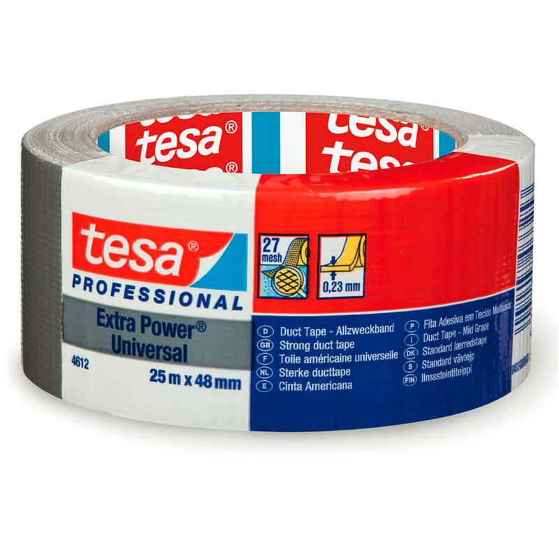

TESA Cinta americana plata 25m x 48mm 4612 tesa
