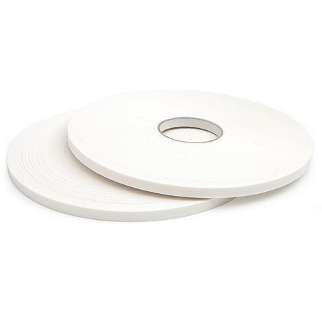 TESA cinta espuma 0,8mm 2 caras 19mmx50m 800 micras acr , CINTA ADHESIVA DOBLE CARA EspumaAncho: 19mmMetros: 50 metrosAlta seguridad para perchas,