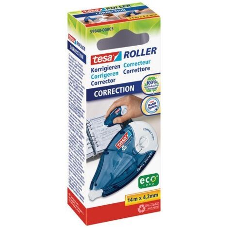 tesa Correttore a roller ROLLER 59840 4.2 mm Bianco 14 m 1 pz.