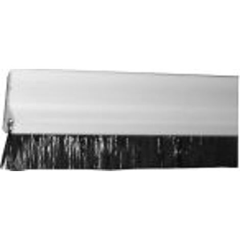 tesa Dichtungsbürste PVC5403 Selbstklebend 1m Gesamthöhe 43mm Bürstenhöhe 15mm braun