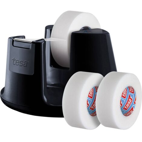 tesa Dispenser per nastro adesivo tesafilm® invisible Nero Larghezza rotolo (max.): 19 mm Lunghezza rotolo (max.) 33 m