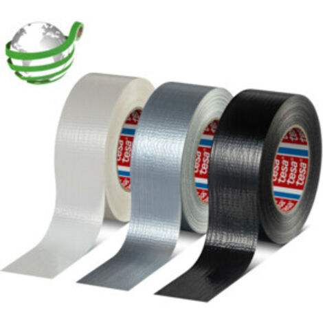tesa Duct Tape, 50mx50mm, mit recyceltem Träger, weiß