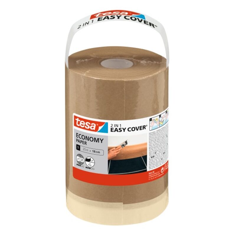 

Easy Cover premium lona S recarga de papel 25mx18cm - Tesa