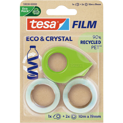 tesa ECO & CRYSTAL 59038-00000-00 tesafilm tesafilm® Eco & Crystal Transparent (L x B) 10 m x 19 mm