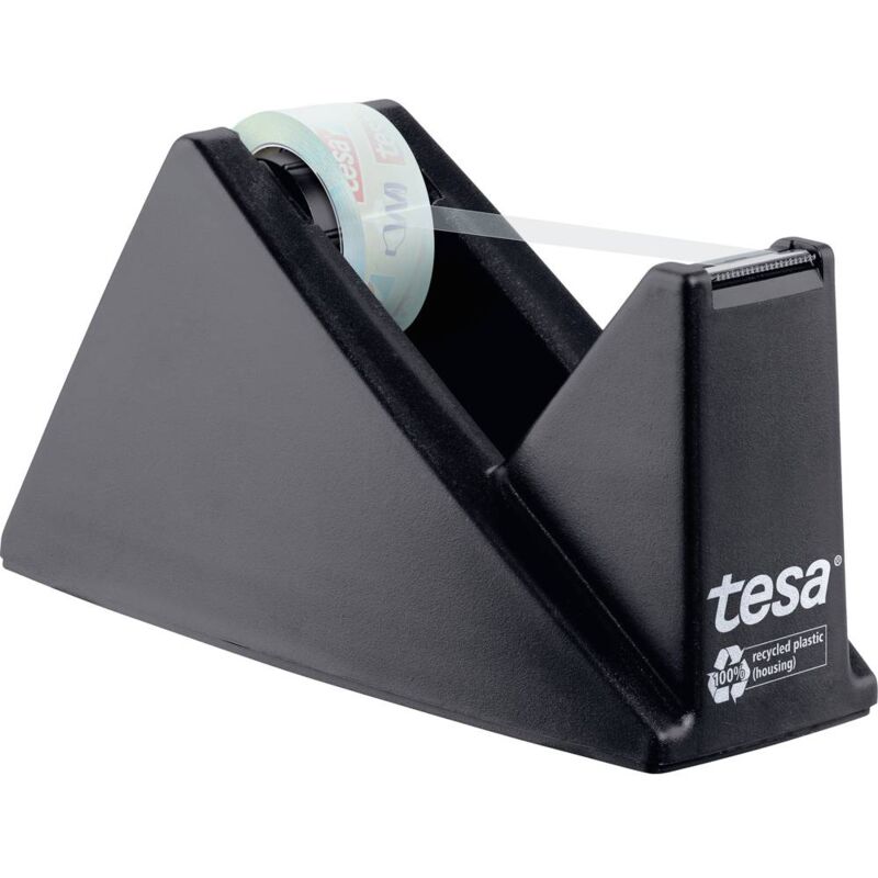 Image of Tesa - eco & crystal 59045-00000-00 Dispenser da tavolo per nastro adesivo Nero 1 pz.