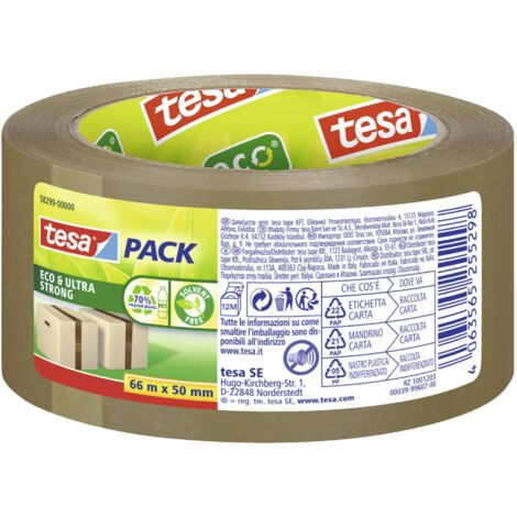 tesa ECO & ULTRA STRONG 58299-00000-00 Ruban adhésif d'emballage tesapack® eco & ultra strong marron (L x l) 66 m x 50 mm 1 pc(s) R923012