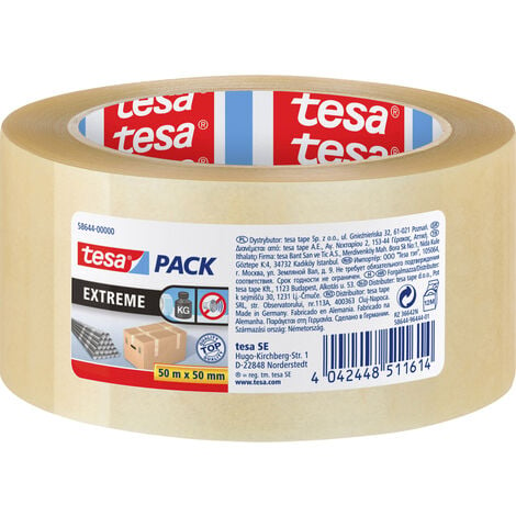 FP tesa EXTREME 58644-00000-00 Packband tesapack® Transparent (L x B) 50 m x 50 mm 1 St.