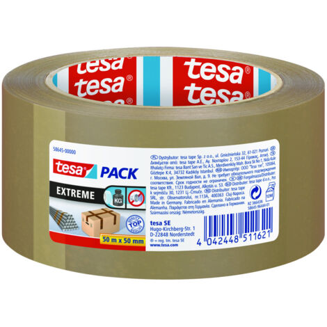 tesa EXTREME 58645-00000-00 Packband tesapack® Braun (L x B) 50 m x 50 mm 1 St.