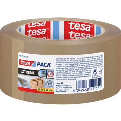 tesa EXTREME 58645-00000-00 Ruban adhésif d'emballage tesapack® marron (L x l) 50 m x 50 mm 1 pc(s)