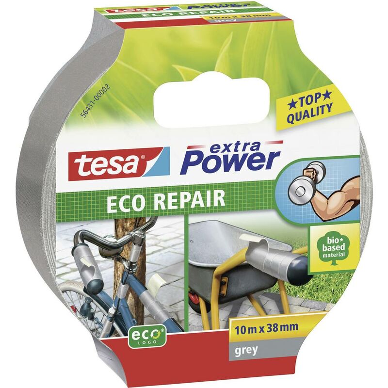 Image of Eco repair 56431-00002-00 Nastro in tessuto ® extra Power Grigio (l x l) 10 m x 38 mm 1 pz. - Tesa