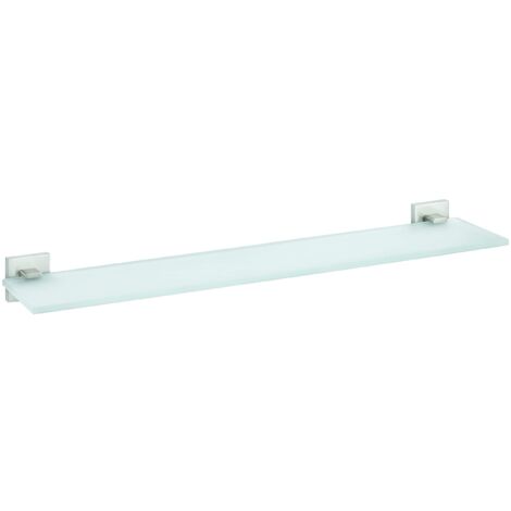 Tesa Exxclusiv Porta Spazzolino da Denti, Autoadesivo, Look Acciaio Inox, Design Sofisticato, Inox Assicurato, 100mm x 70mm x 113mm