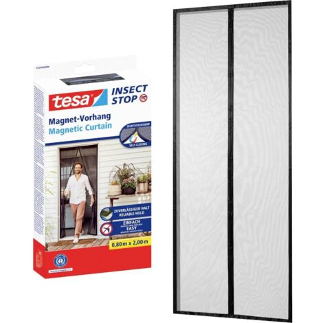 tesa Fliegengitter 55374-00000-00 Tenda magnetica (L x A) 0.80 m x 2.00 m Antracite 1 pz.