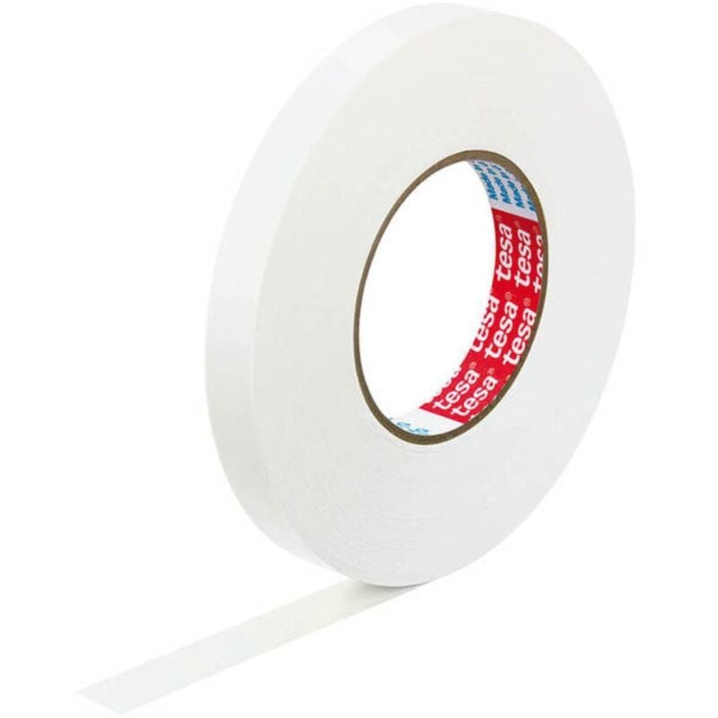 Ruban adhésif toilé Tesa 57230-00001-02 blanc (l x l) 50 m x 19 mm caoutchouc 1 pc(s)