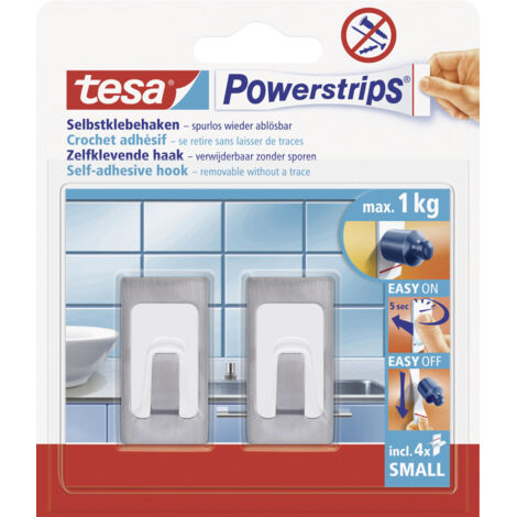tesa Haken Powerstrip Small chrom Haken