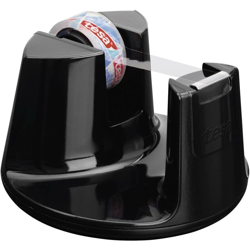 Image of Easy Cut® Compact 53827-00000-02 Dispenser da tavolo per nastro adesivo Easy Cut® Nero 1 pz. - Tesa